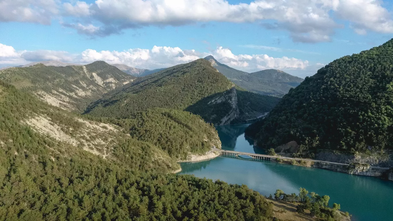 Panorama des gorges du parc national du Verdon