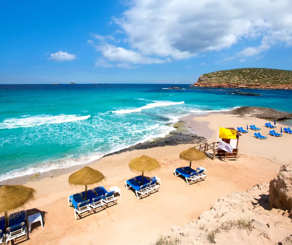 plage à Ibiza